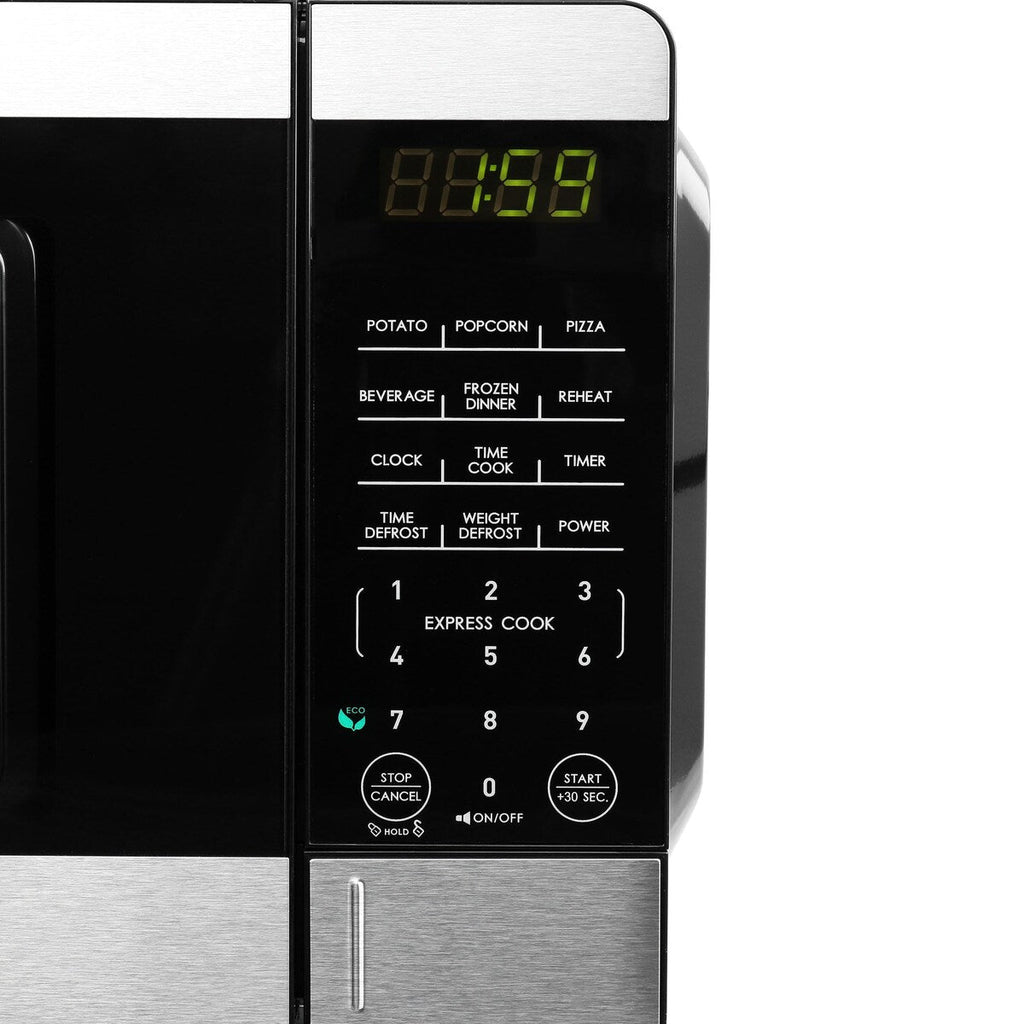 Four à micro-ondes de comptoir noir de 0,9 pi³ (900 W) avec cuisson express à une touche