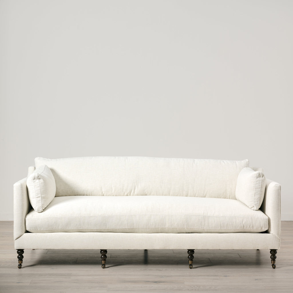 Canapé Madeline en coloris Blanc Os Performance (90")