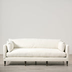 Canapé Madeline en coloris Blanc Os Performance (90")
