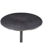 Table d'appoint Bella en nickel antique