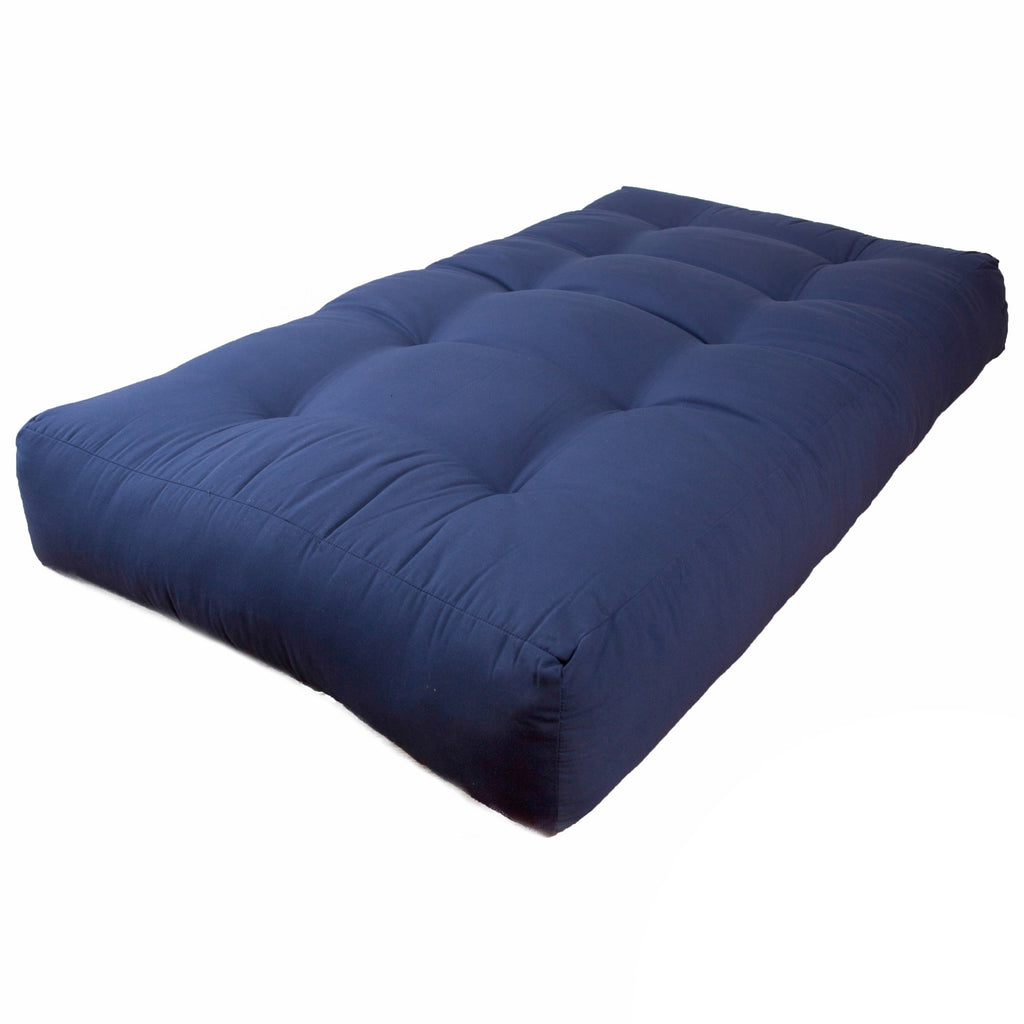 Matelas futon en sergé de 25 cm d'épaisseur (simple, double ou queen)