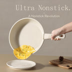 Ensemble de 11 pièces de casseroles et poêles, batterie de cuisine antiadhésive avec poignée amovible, compatible induction