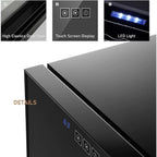 Cave à vin miniature 12 bouteilles (12-19 °C), avec contrôle numérique de la température.