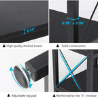 Bibliothèque échelle à 12 étagères, bibliothèque d'angle de style industriel