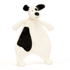 Doudou pour chiot timide noir et crème