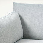 Canapé Holloway revêtu de tissu Kidproof bleu glacier (90)