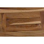 EcoDecors, Banc, Tabouret de douche, Siège de douche, Chaise de douche pour l'intérieur de la douche, Petit banc, Banc de douche en teck, Repose-pieds de douche