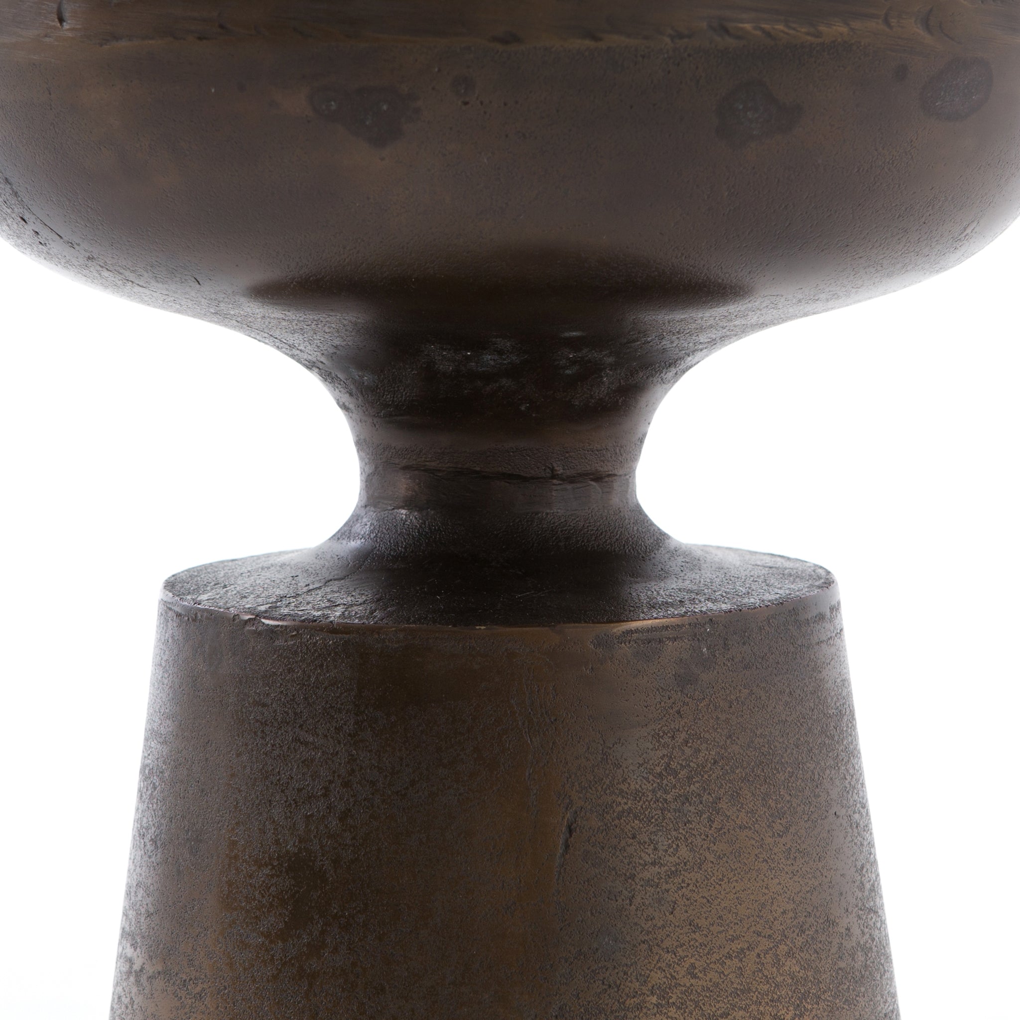 Table d'appoint Fable pour intérieur/extérieur, finition rouille antique