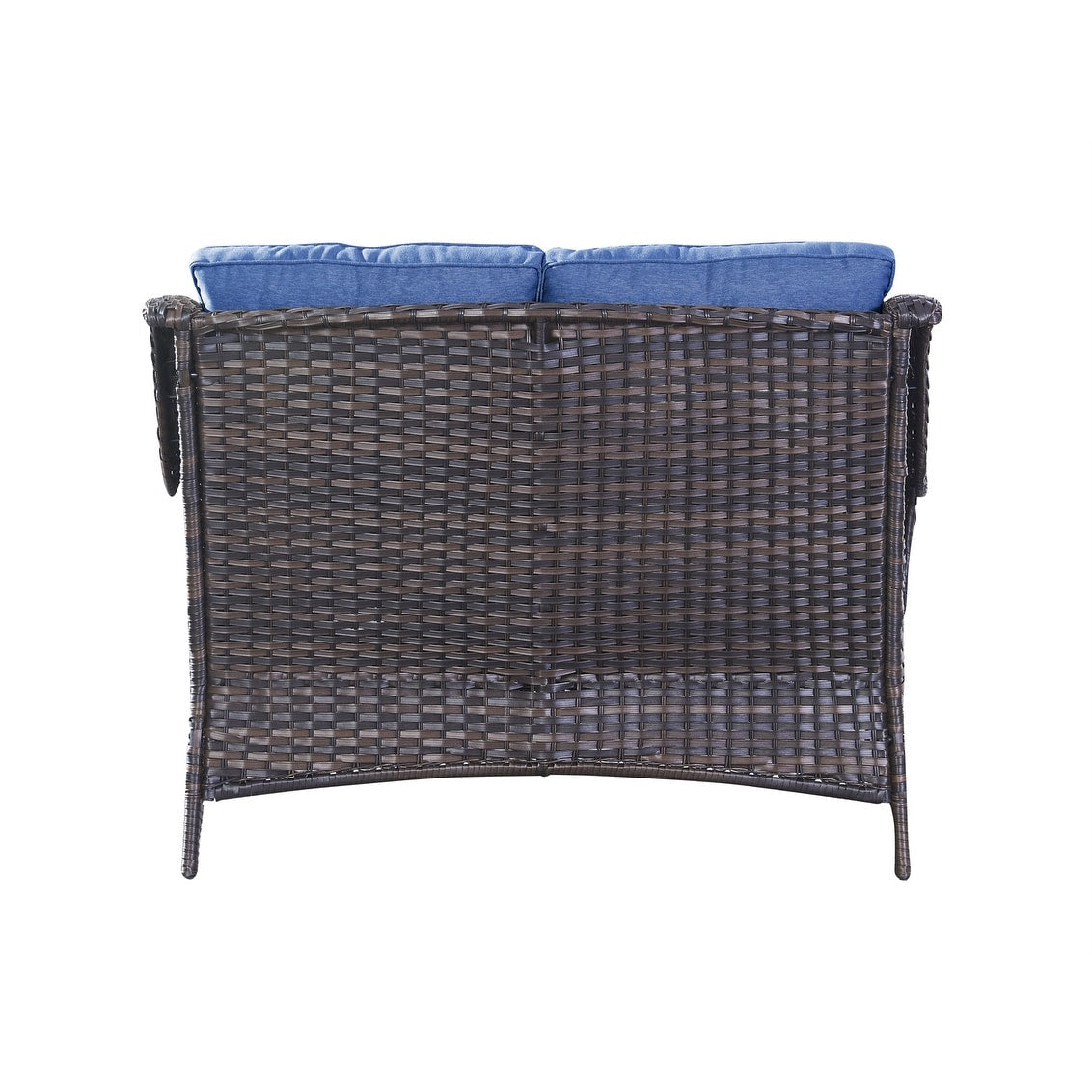 Gymojoy Outdoor Loveseat Wicker Sofa Set Rattan Sofa