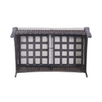 Gymojoy Outdoor Loveseat Wicker Sofa Set Rattan Sofa