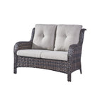 Gymojoy Outdoor Loveseat Wicker Sofa Set Rattan Sofa