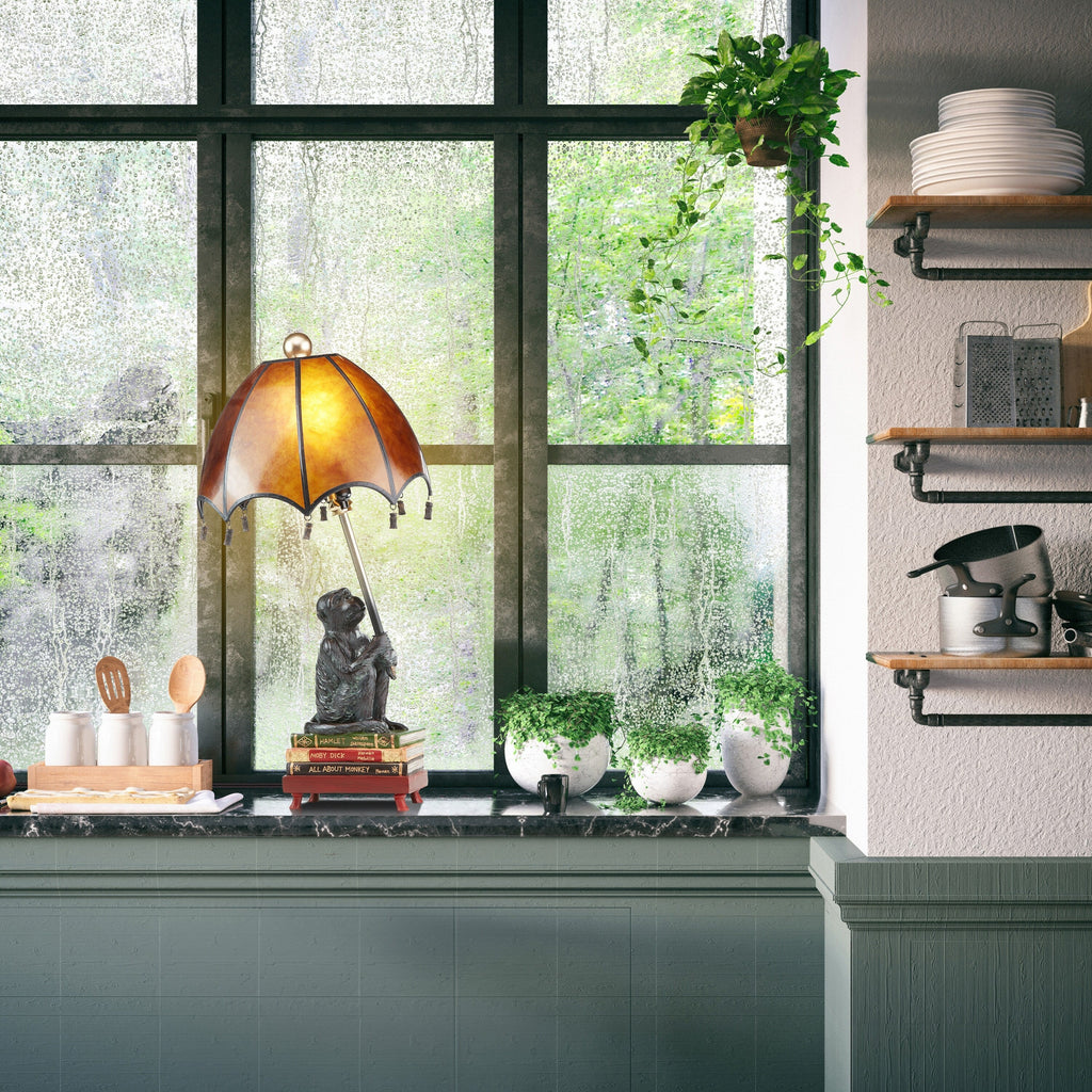 Lampe de table Intellectual Monkey 21,75 po H - 11 po L x 11 po l x 21,75 po H