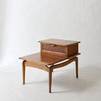 Paire de tables d'appoint Lane vintage, style moderne du milieu du siècle