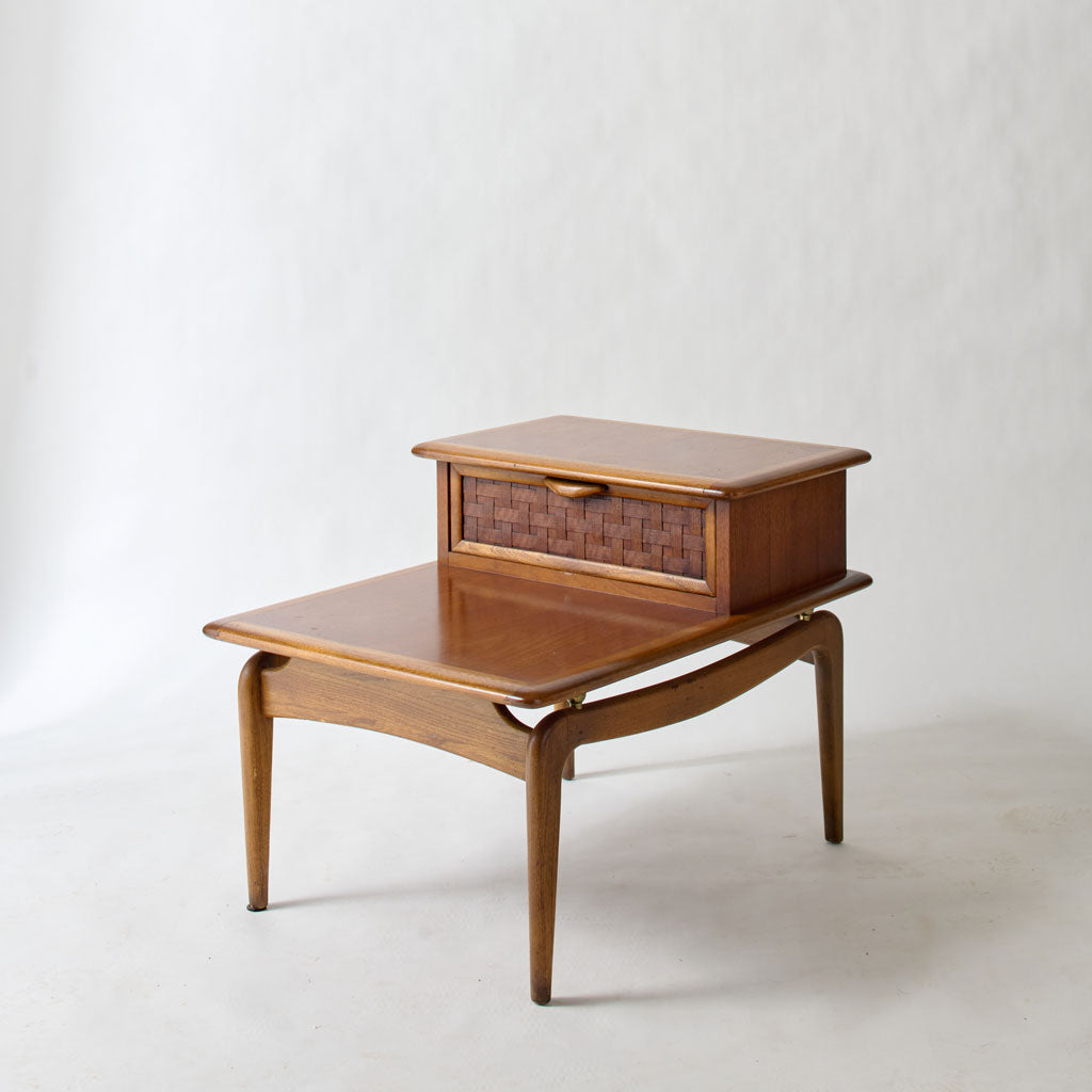 Paire de tables d'appoint Lane vintage, style moderne du milieu du siècle