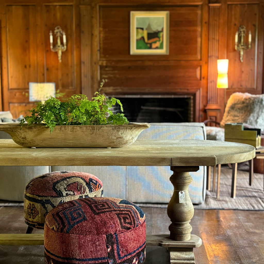 Table ancienne en chêne de la région de Gaumaise, Belgique