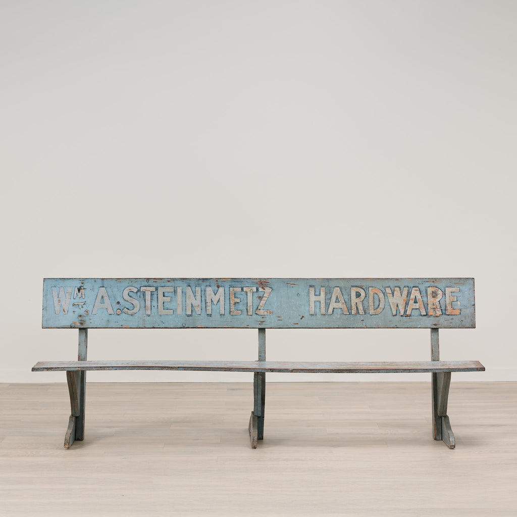 Banc de quincaillerie ancien, vers 1900, Pennsylvanie
