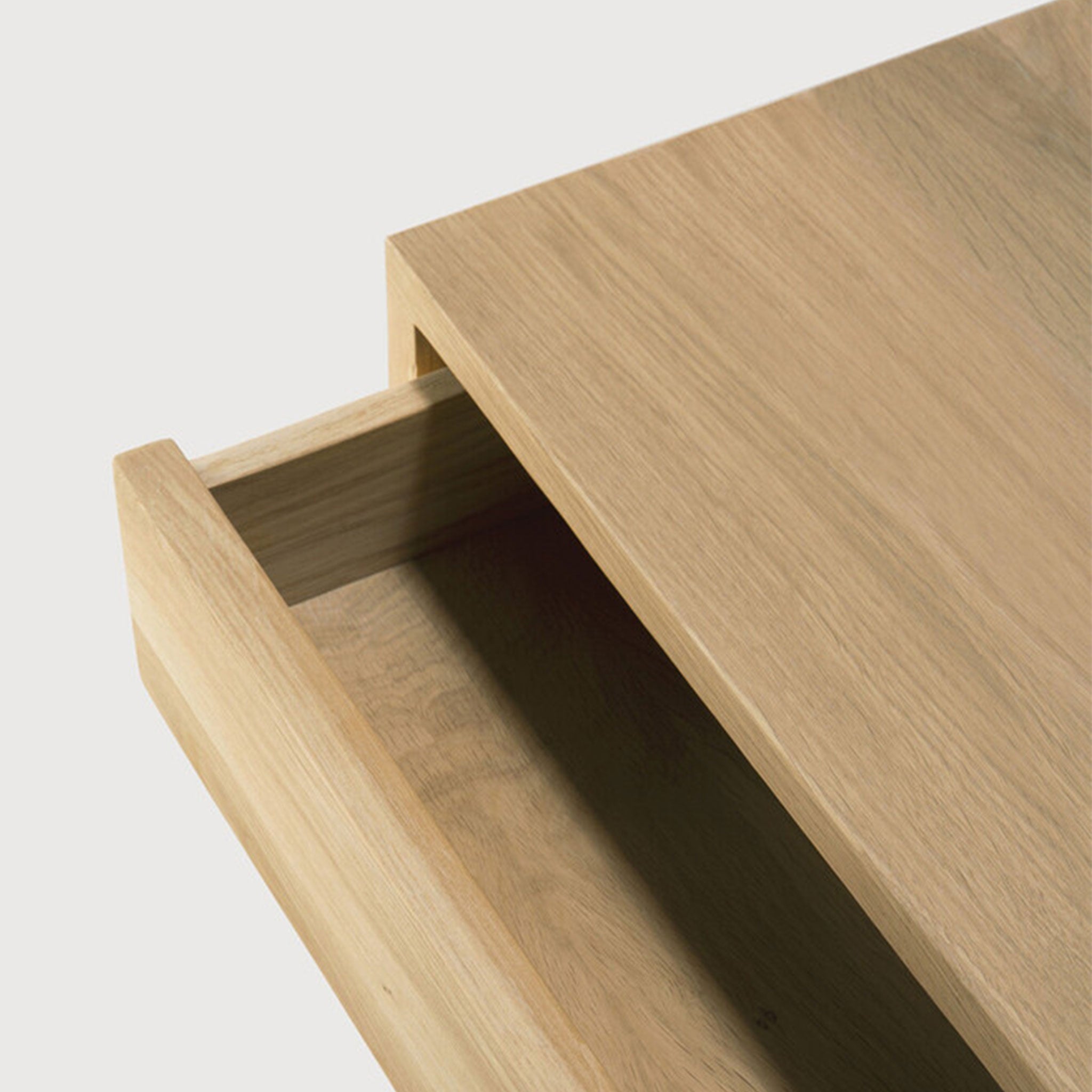 Bureau rectangulaire Wave en chêne