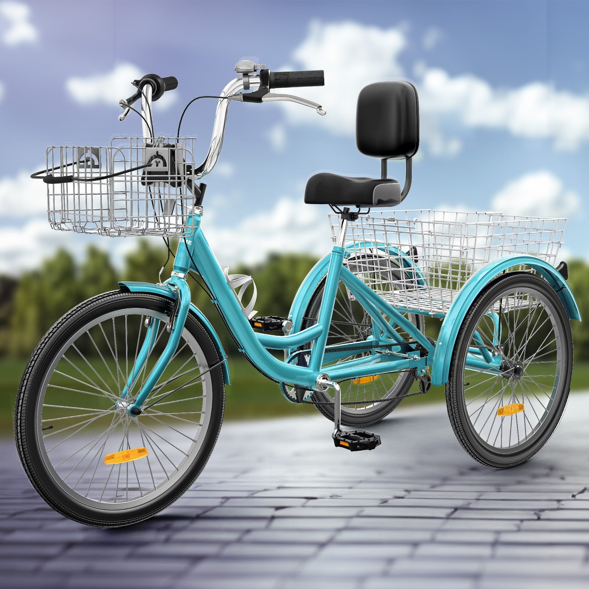 26 Tricycles pour adultes à 3 roues, 7 vitesses