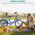 26 Tricycles pour adultes à 3 roues, 7 vitesses