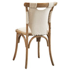 Chaise de salle à manger à épaules fendues