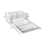 3 Fold Convertible Futon Couch Sleeper Sofa Bed