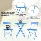 3 Pieces Patio Bistro Sets