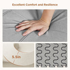 Canapé-lit convertible 3 en 1, avec fauteuil gigogne et lit pliant, idéal pour le salon.