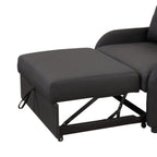 3-in-1 Pull-Out Sofa Sleeper with Collapsible Wing Table & USB Ports by Harper&Bright Designs