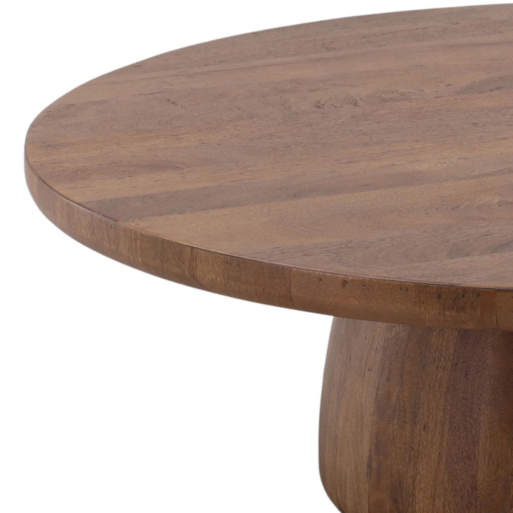 Table basse Alfie en bois de manguier naturel