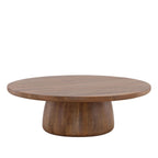 Table basse Alfie en bois de manguier naturel