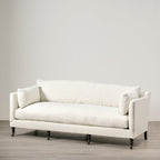 Canapé Madeline en coloris Blanc Os Performance (90")