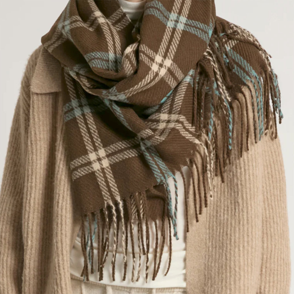 Écharpe à carreaux Ashbury - Verte