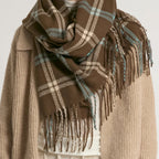 Écharpe à carreaux Ashbury - Verte