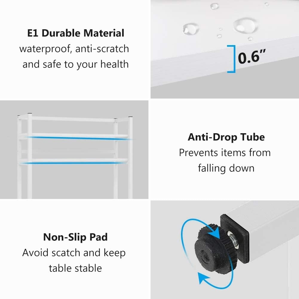 Étagère de cuisine à 5 niveaux avec rangement intégré, support pour four à micro-ondes, chariot de cuisine industriel avec étagère.
