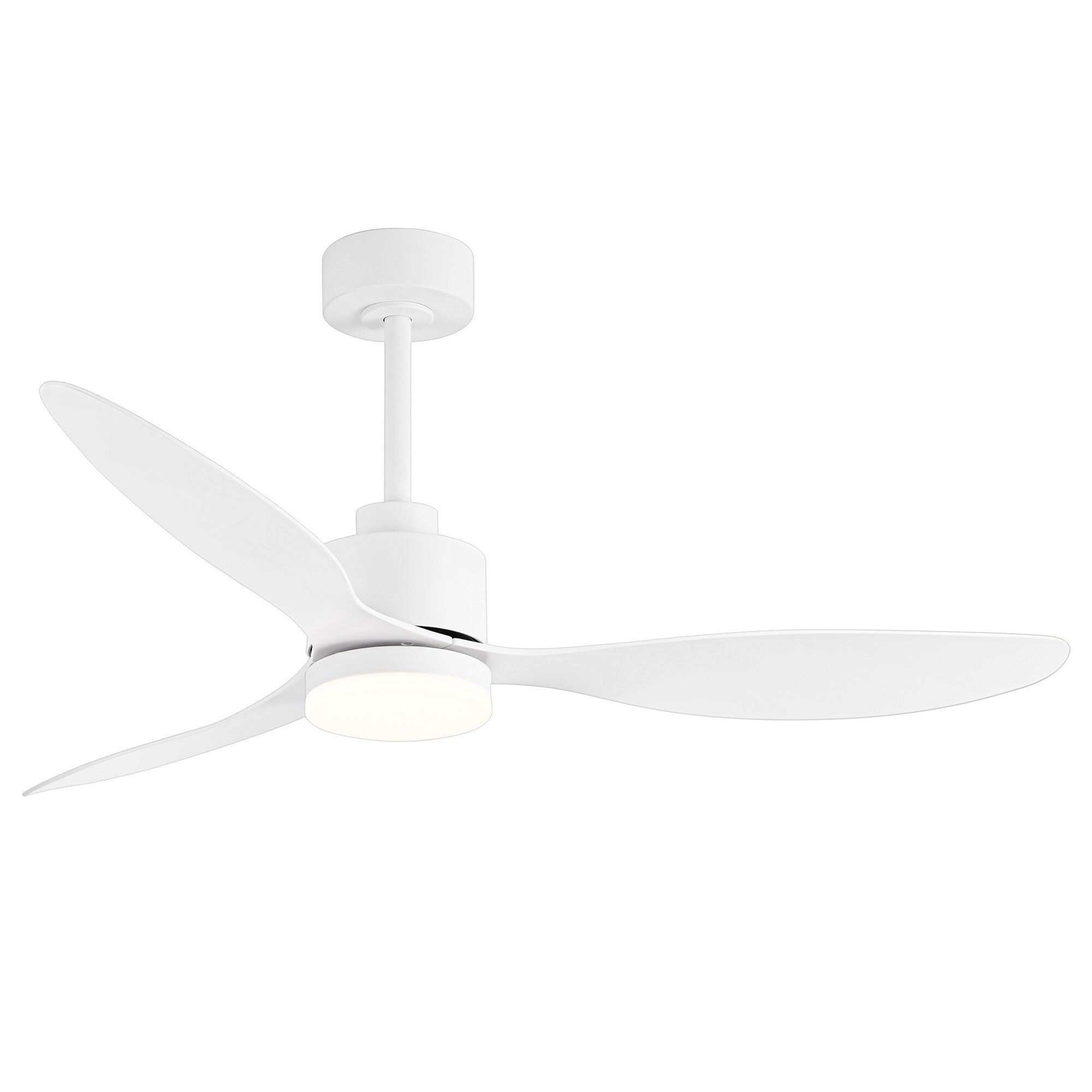 Ventilateur de plafond LED 52 pouces avec télécommande et éclairage (3 pales)