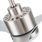 Ventilateur de plafond LED 52 pouces avec télécommande et éclairage (3 pales)