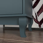 Commode double de 55,1 cm de large avec tiroirs de rangement