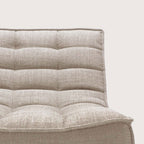 Canapé deux places beige N701