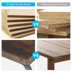 Bureau d'ordinateur robuste de 55 pouces, bureau de bureau