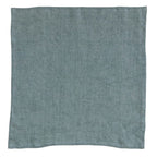 Lot de 4 serviettes carrées en lin lavé à la pierre (18 pièces)