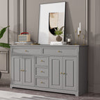 Buffet blanc laqué de style moderne et contemporain du milieu du siècle, 150 cm