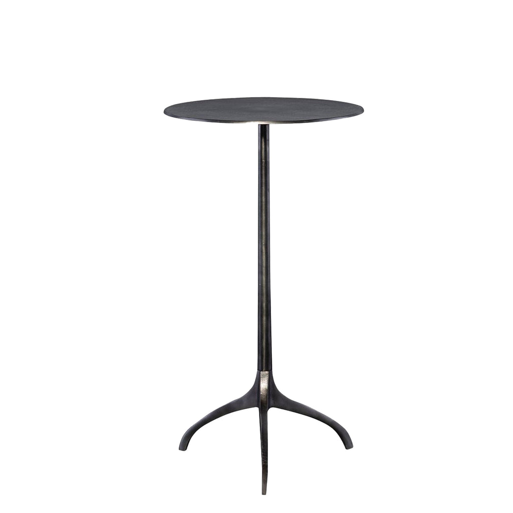 Table d'appoint Bella en nickel antique