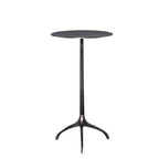 Table d'appoint Bella en nickel antique