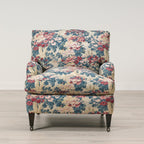 Fauteuil Bromley recouvert de tissu Fleur de Printemps