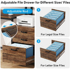 Bureau d'ordinateur 63 avec support pour écran, bureau ergonomique pour bureau à domicile avec tiroirs et classeur