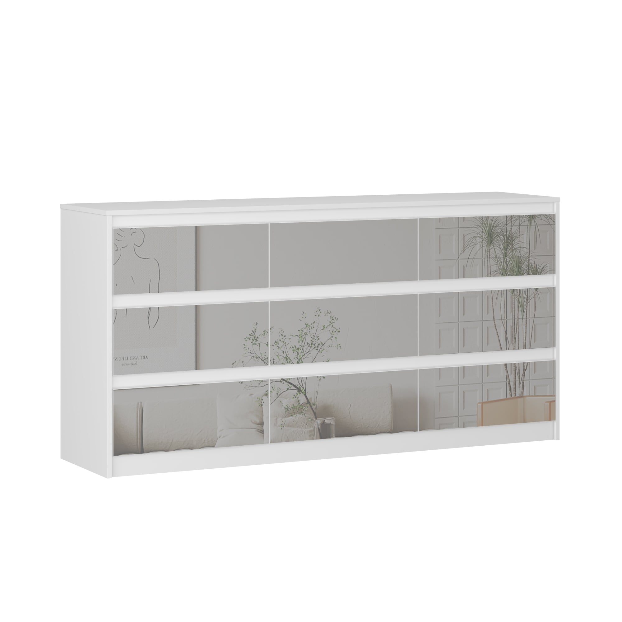 Commode d'appoint 63W à 9 tiroirs pour salon ou chambre