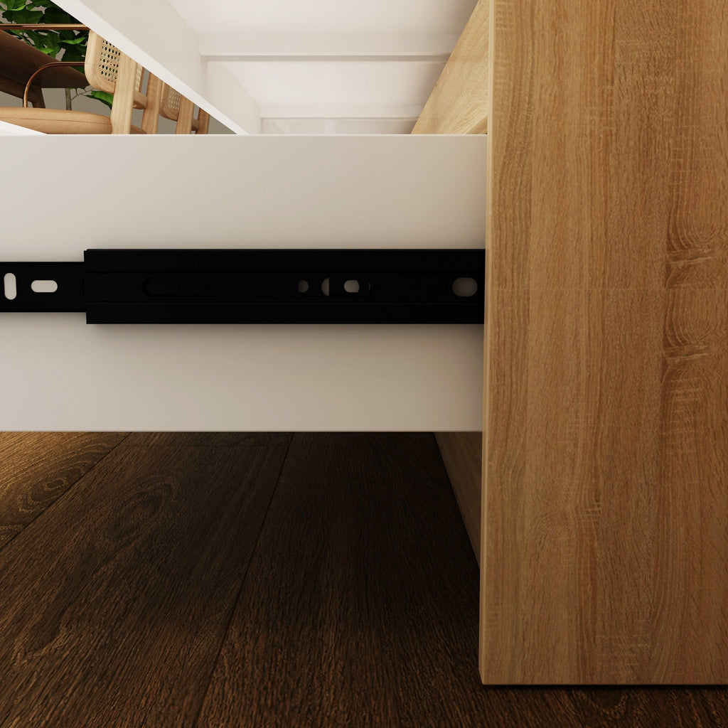 Commode d'appoint 63W à 9 tiroirs pour salon ou chambre