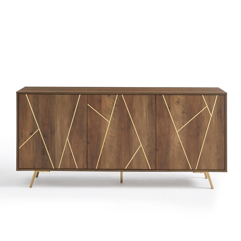 Buffets et vaisseliers en bois de 63 po de largeur - Meuble de rangement