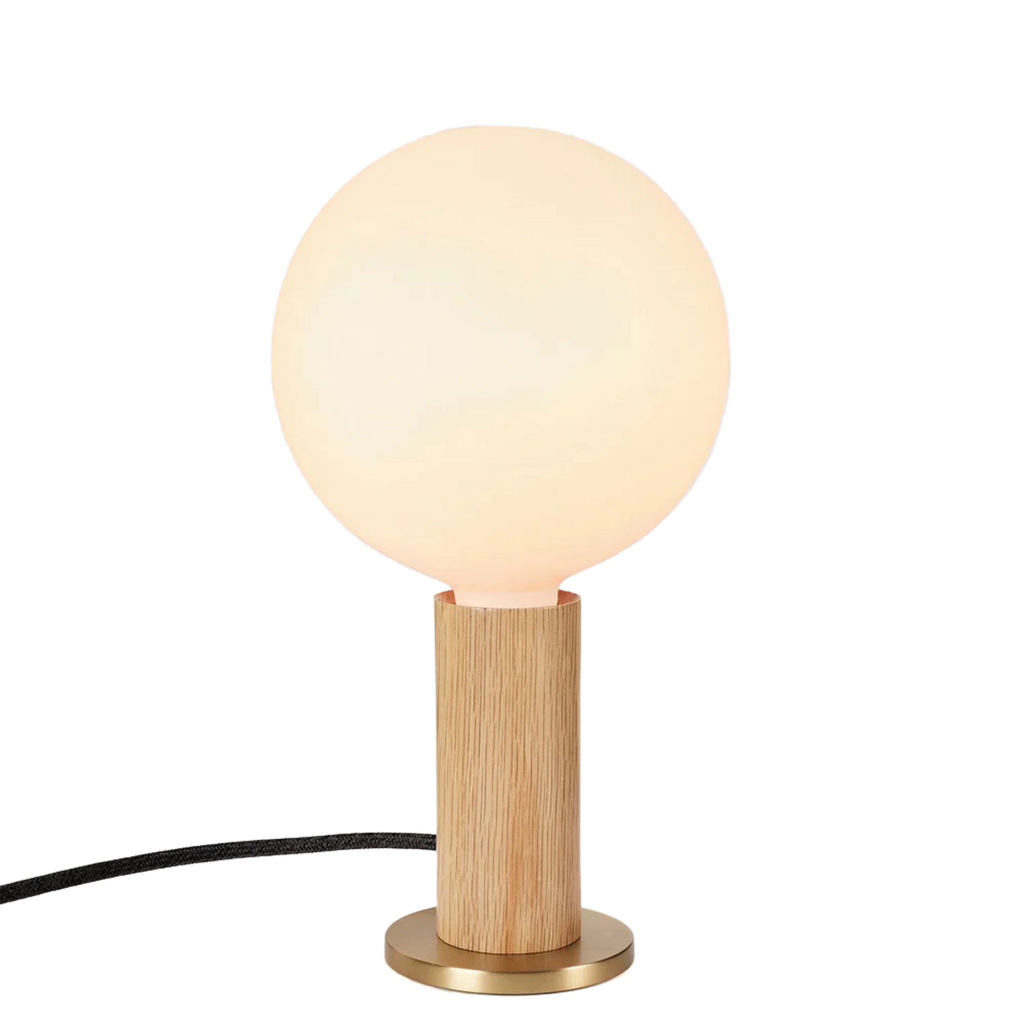 Lampe de table Oak Knuckle avec ampoule Sphere IV