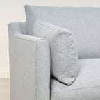 Canapé Holloway revêtu de tissu Kidproof bleu glacier (90)